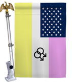 US Twink - Support Inspirational Vertical Impressions Decorative Flags HG148665 Made In USA