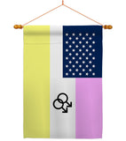 US Twink - Support Inspirational Vertical Impressions Decorative Flags HG148665 Made In USA