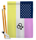 US Twink - Support Inspirational Vertical Impressions Decorative Flags HG148665 Made In USA