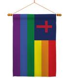 Christian Pride - Support Inspirational Vertical Impressions Decorative Flags HG148667 Made In USA