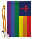 Christian Pride - Support Inspirational Vertical Impressions Decorative Flags HG148667 Made In USA