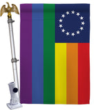 Betsy Ross Pride - Support Inspirational Vertical Impressions Decorative Flags HG148668 Made In USA