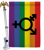 Transgender Pride - Support Inspirational Vertical Impressions Decorative Flags HG148673 Made In USA