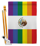 Mexico Pride - Support Inspirational Vertical Impressions Decorative Flags HG148676 Made In USA