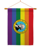 Washington Pride - Support Inspirational Vertical Impressions Decorative Flags HG148683 Made In USA