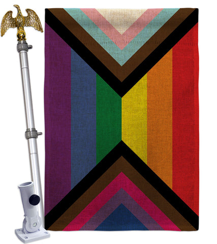 Mega rainbow discount check cape
