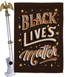 BLM Unity - Support Inspirational Vertical Impressions Decorative Flags HG170055 Made In USA