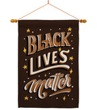 BLM Unity - Support Inspirational Vertical Impressions Decorative Flags HG170055 Made In USA