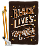 BLM Unity - Support Inspirational Vertical Impressions Decorative Flags HG170055 Made In USA