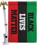 Cant Breathe BLM - Support Inspirational Vertical Impressions Decorative Flags HG170063 Made In USA