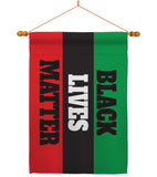 Cant Breathe BLM - Support Inspirational Vertical Impressions Decorative Flags HG170063 Made In USA