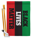 Cant Breathe BLM - Support Inspirational Vertical Impressions Decorative Flags HG170063 Made In USA