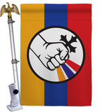 Artsakh Strong Armenia - Support Inspirational Vertical Impressions Decorative Flags HG170155 Made In USA