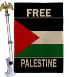 Free Palestine - Support Inspirational Vertical Impressions Decorative Flags HG170196 Made In USA