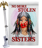 No Stolen Sister - Support Inspirational Vertical Impressions Decorative Flags HG170215 Made In USA