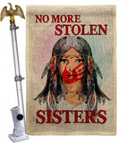 No Stolen Sister - Support Inspirational Vertical Impressions Decorative Flags HG170215 Made In USA