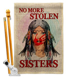 No Stolen Sister - Support Inspirational Vertical Impressions Decorative Flags HG170215 Made In USA