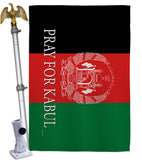 We Pray For Kabul - Support Inspirational Vertical Impressions Decorative Flags HG170228 Made In USA