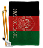 We Pray For Kabul - Support Inspirational Vertical Impressions Decorative Flags HG170228 Made In USA