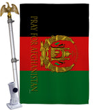 We Pray For Afghanistan - Support Inspirational Vertical Impressions Decorative Flags HG170229 Made In USA