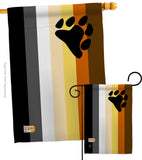 Bear Brotherhood - Support Inspirational Vertical Impressions Decorative Flags HG148004 Made In USA