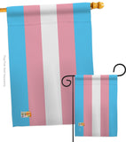 Transgender - Support Inspirational Vertical Impressions Decorative Flags HG148024 Made In USA