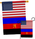 US Polyamory flag - Support Inspirational Vertical Impressions Decorative Flags HG148044 Made In USA