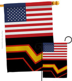 US Rubber pride - Support Inspirational Vertical Impressions Decorative Flags HG148047 Made In USA