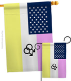 US Twink - Support Inspirational Vertical Impressions Decorative Flags HG148665 Made In USA