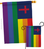 Christian Pride - Support Inspirational Vertical Impressions Decorative Flags HG148667 Made In USA