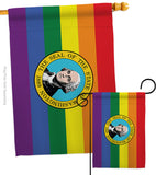 Washington Pride - Support Inspirational Vertical Impressions Decorative Flags HG148683 Made In USA