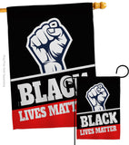 Black Lives Matter - Support Inspirational Vertical Impressions Decorative Flags HG170017 Made In USA