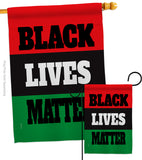 Black Lives Awareness - Support Inspirational Vertical Impressions Decorative Flags HG170020 Made In USA