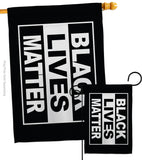 Black Lives Matter - Support Inspirational Vertical Impressions Decorative Flags HG170062 Made In USA