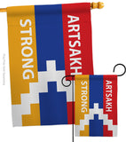 Artsakh Strong - Support Inspirational Vertical Impressions Decorative Flags HG170154 Made In USA