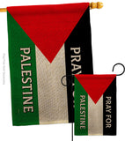 Pray for Palestine - Support Inspirational Vertical Impressions Decorative Flags HG170195 Made In USA