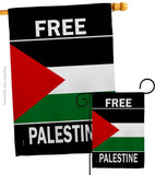 Free Palestine - Support Inspirational Vertical Impressions Decorative Flags HG170196 Made In USA