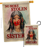 No Stolen Sister - Support Inspirational Vertical Impressions Decorative Flags HG170215 Made In USA