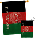 We Pray For Kabul - Support Inspirational Vertical Impressions Decorative Flags HG170228 Made In USA