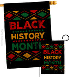 Black History Month - Support Inspirational Vertical Impressions Decorative Flags HG192423 Made In USA