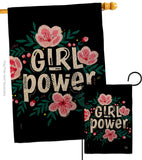 Girl Power - Support Inspirational Vertical Impressions Decorative Flags HG192606 Made In USA