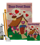 Welcome Home Sweet Home - Sweet Home Inspirational Vertical Impressions Decorative Flags HG100039 Made In USA