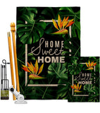 Paradise Home - Sweet Home Inspirational Vertical Impressions Decorative Flags HG192539 Made In USA