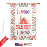 Welcome Sweet Home - Sweet Home Inspirational Vertical Impressions Decorative Flags HG100062 Printed In USA