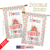 Welcome Sweet Home - Sweet Home Inspirational Vertical Impressions Decorative Flags HG100062 Printed In USA