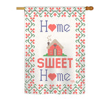 Welcome Sweet Home - Sweet Home Inspirational Vertical Impressions Decorative Flags HG100062 Printed In USA