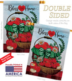 Bless This Home - Sweet Home Inspirational Vertical Impressions Decorative Flags HG130422 Made In USA