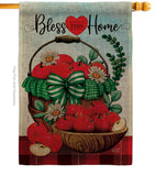 Bless This Home - Sweet Home Inspirational Vertical Impressions Decorative Flags HG130422 Made In USA