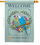 Our Sweet Nest -Inspirational Home Vertical Impressions Decorative Flags HG137217 Printed In USA