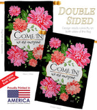 Come In - Sweet Home Inspirational Vertical Impressions Decorative Flags HG137543 Made In USA